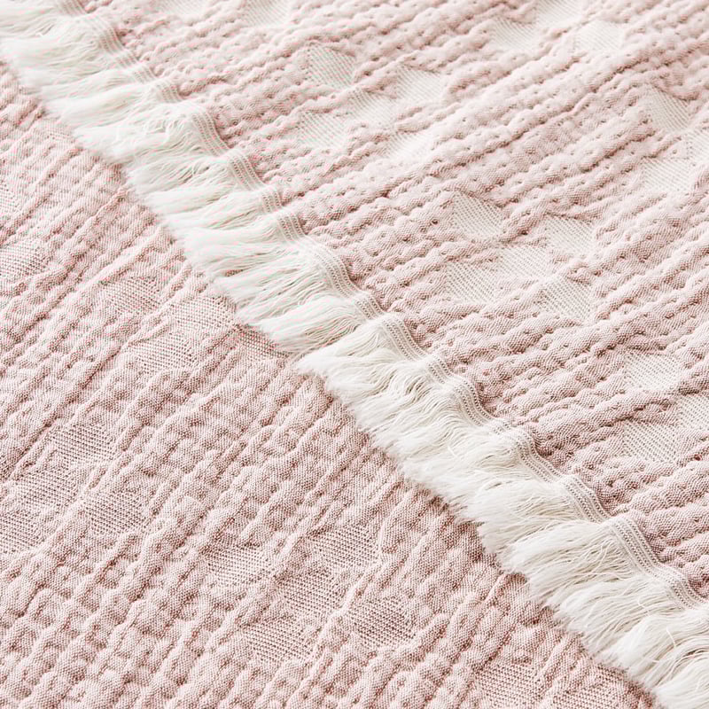 European Corcho Pink Throw