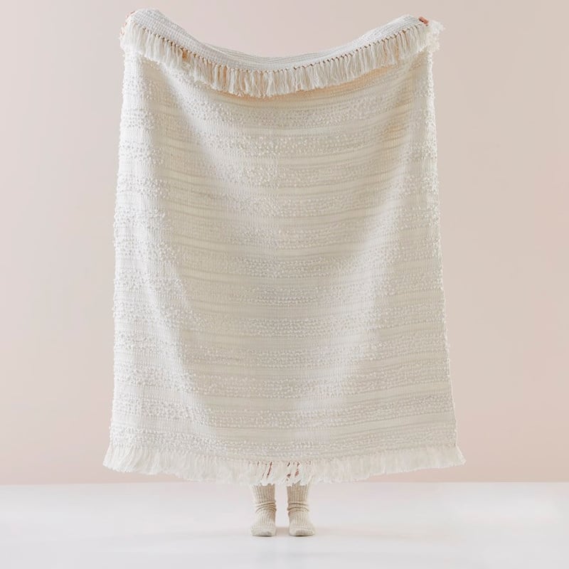 Somerset White Throw