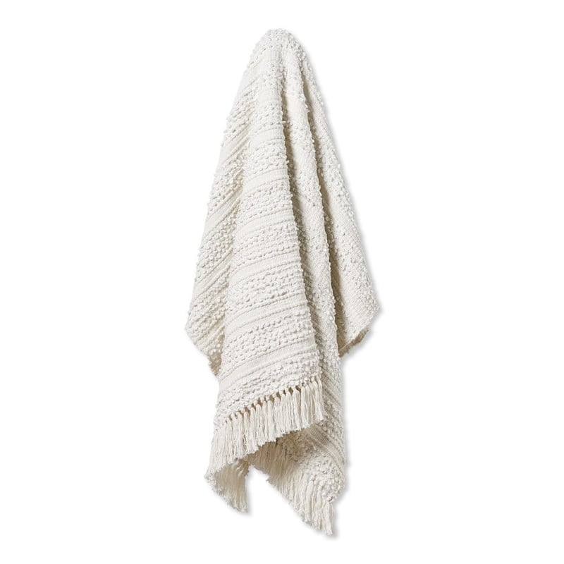 Somerset White Throw
