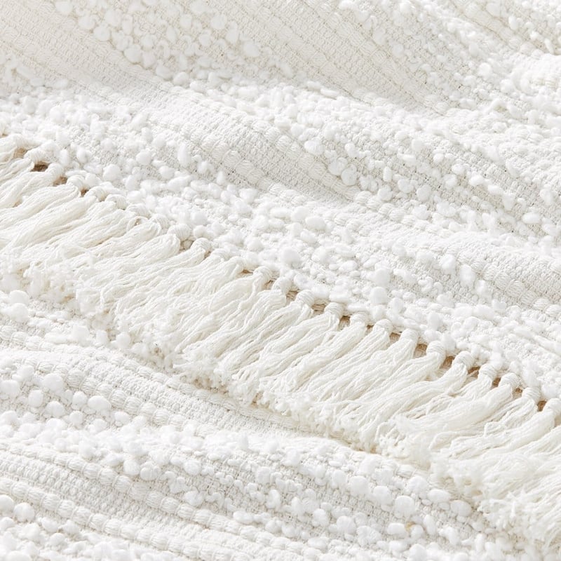 Somerset White Throw