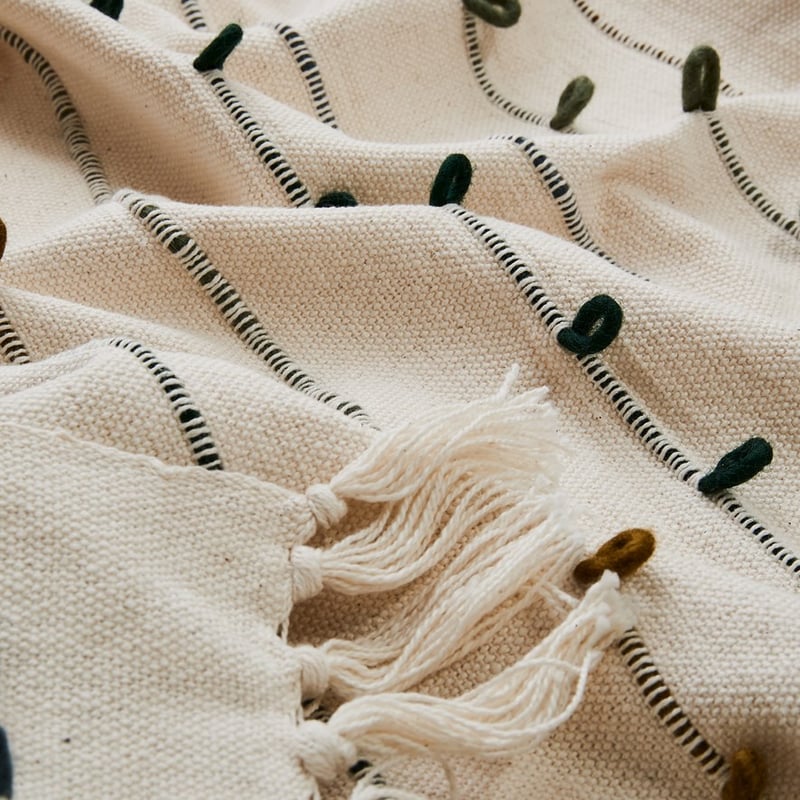 Babylon Greens Loop Throw