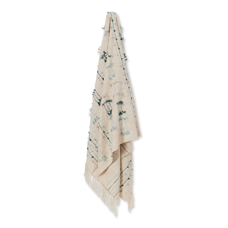 Winslow Teal & Mint Throw