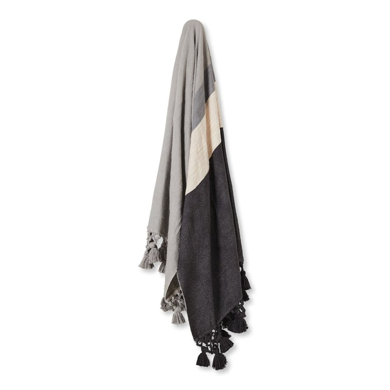 Nora Grey & Charcoal Throw
