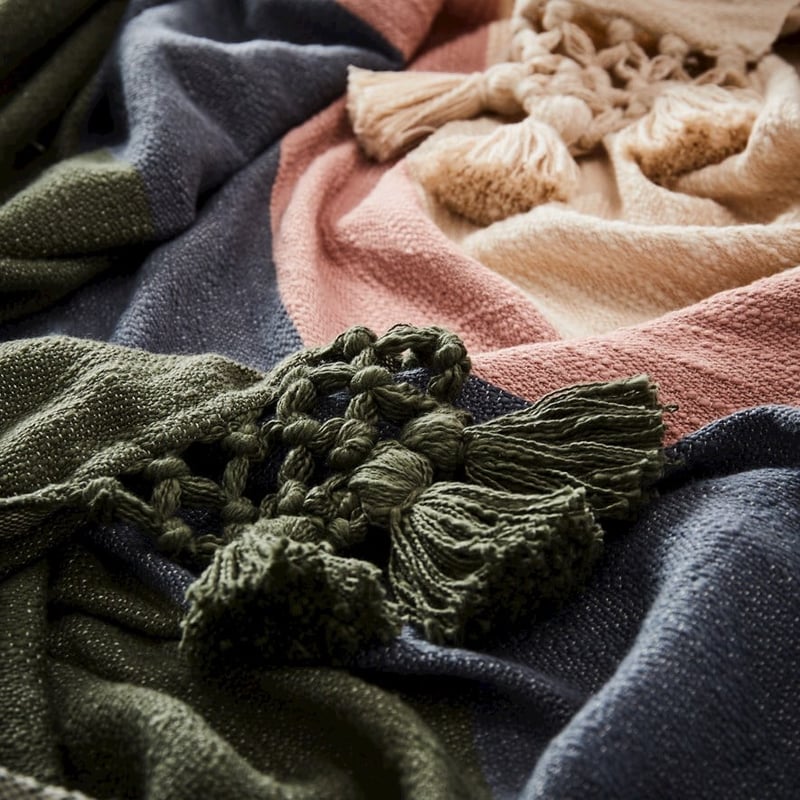 Nora Natural & Forest Throw