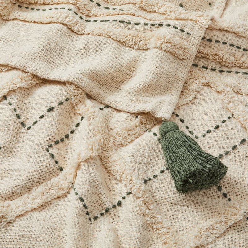Bari Green Throw