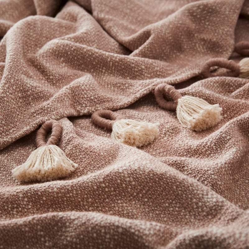 Tottori Dusty Pink Throw
