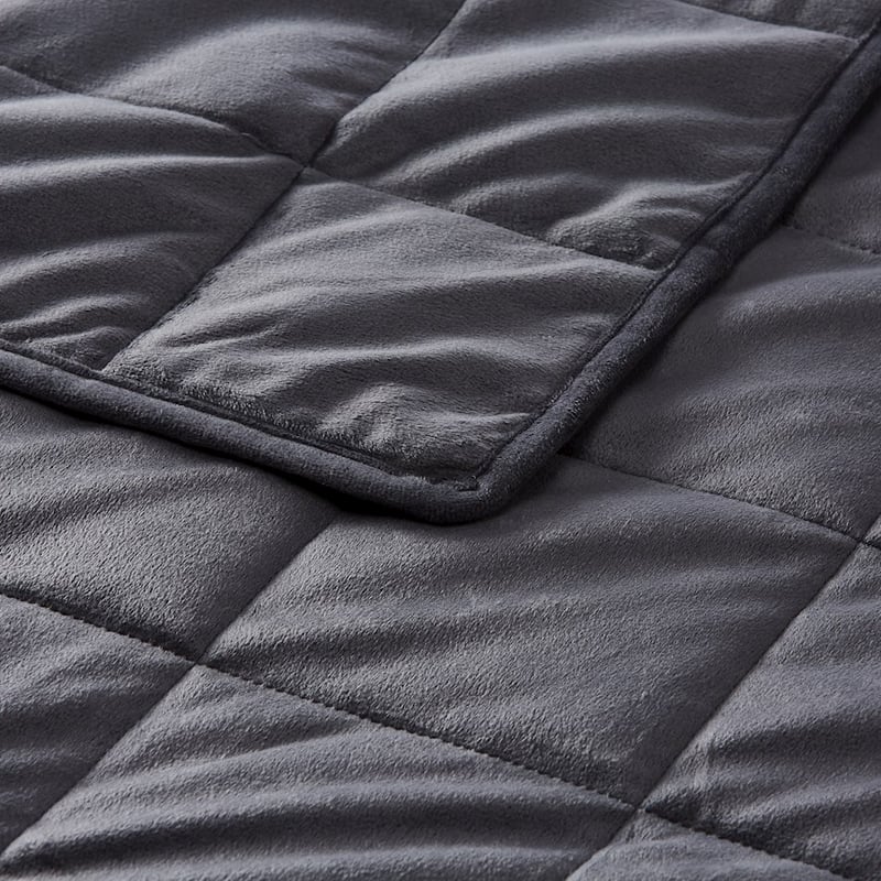 Weighted Charcoal Lap Throw - 2kg