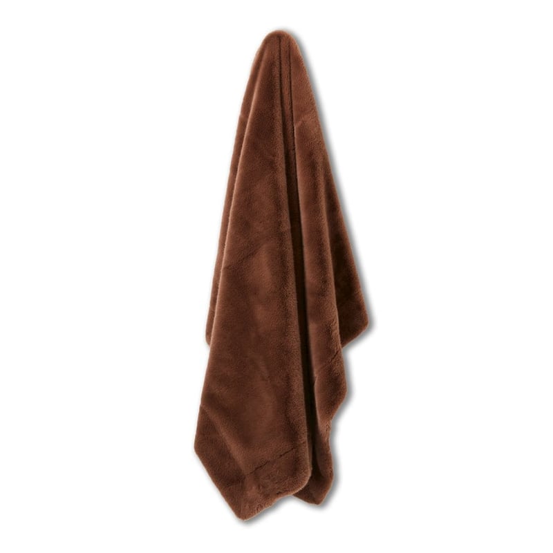 Astoria Caramel Fur Throw