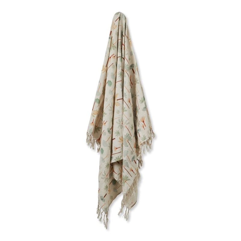 Karina Jambrak Palm Garden Linen Throw
