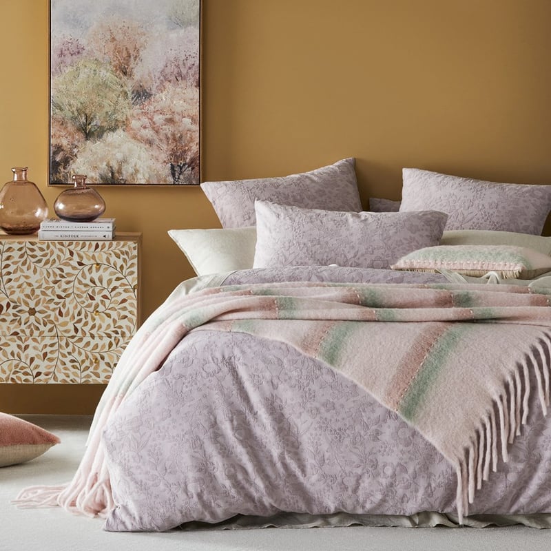 Pasadena Blush & Green Throw