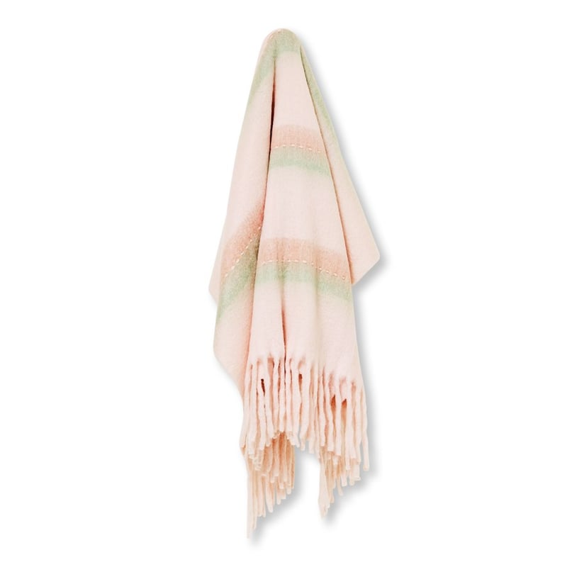Pasadena Blush & Green Throw