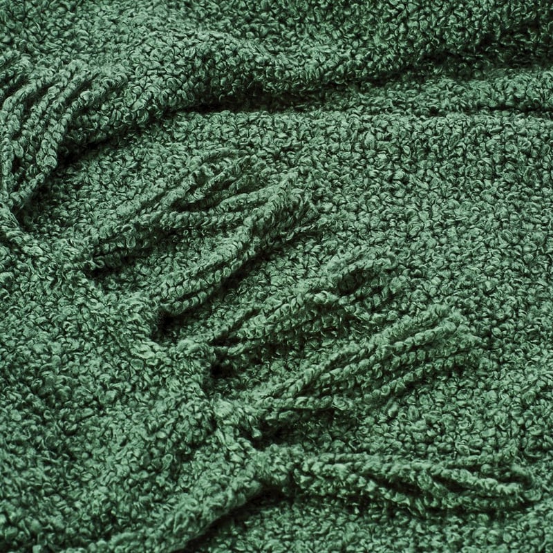 Otway Boucle Green Throw