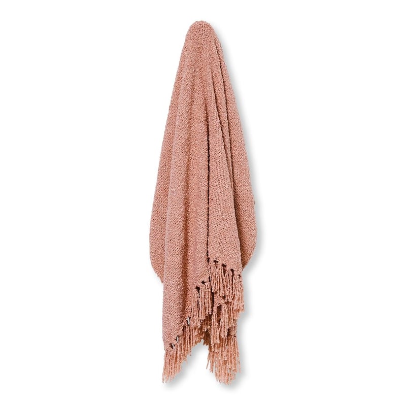 Otway Boucle Pink Throw