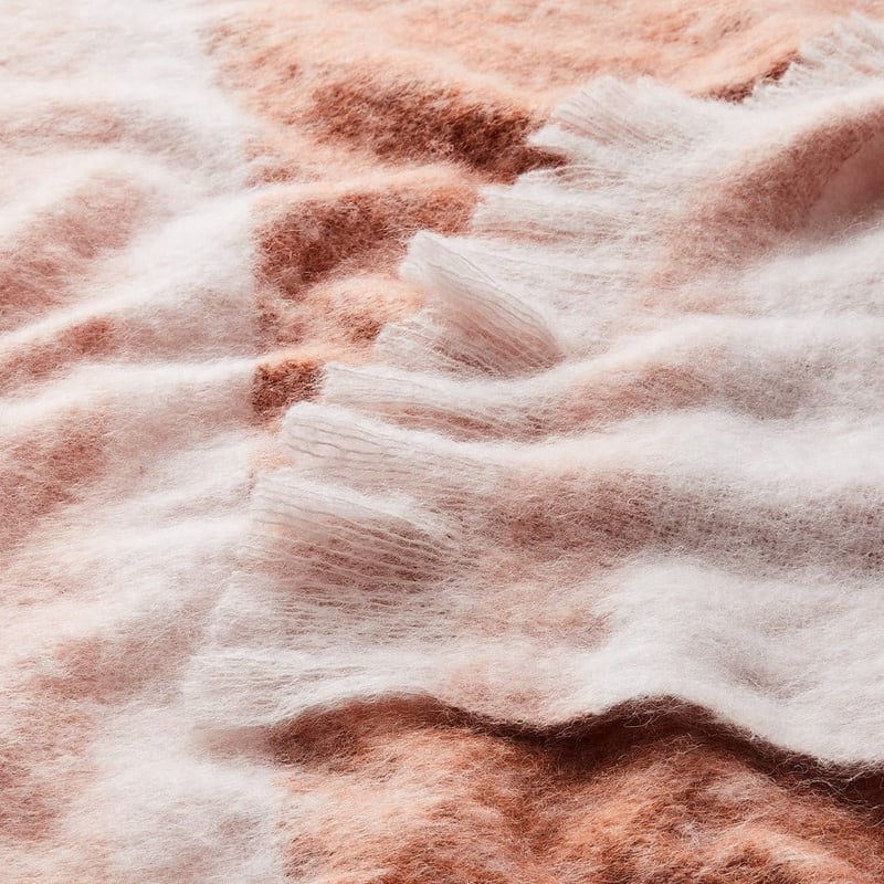 Autumn Sun Mohair Throw