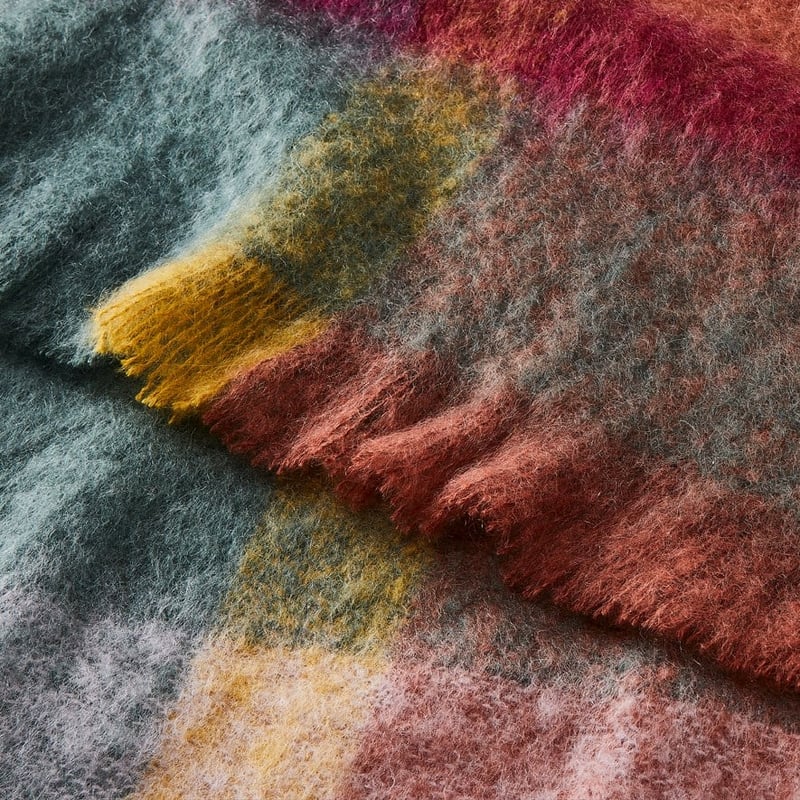 Winterberry Mohair Throw