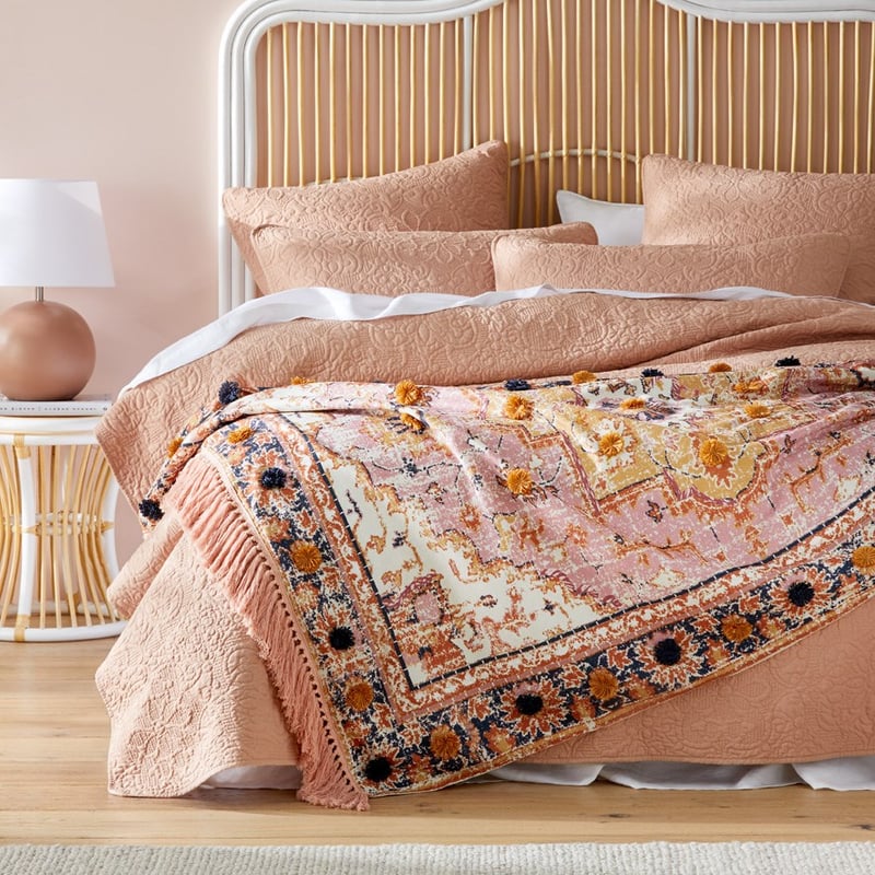 Joplin Earth & Navy Throw
