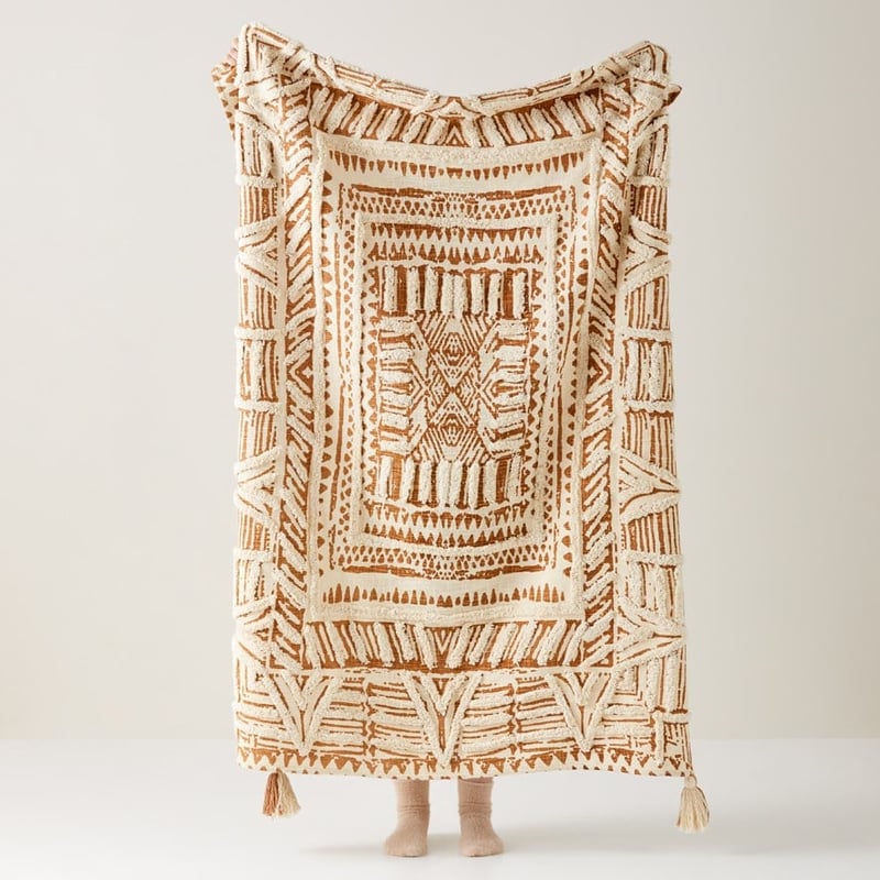 Imari Natural & Tobacco Throw