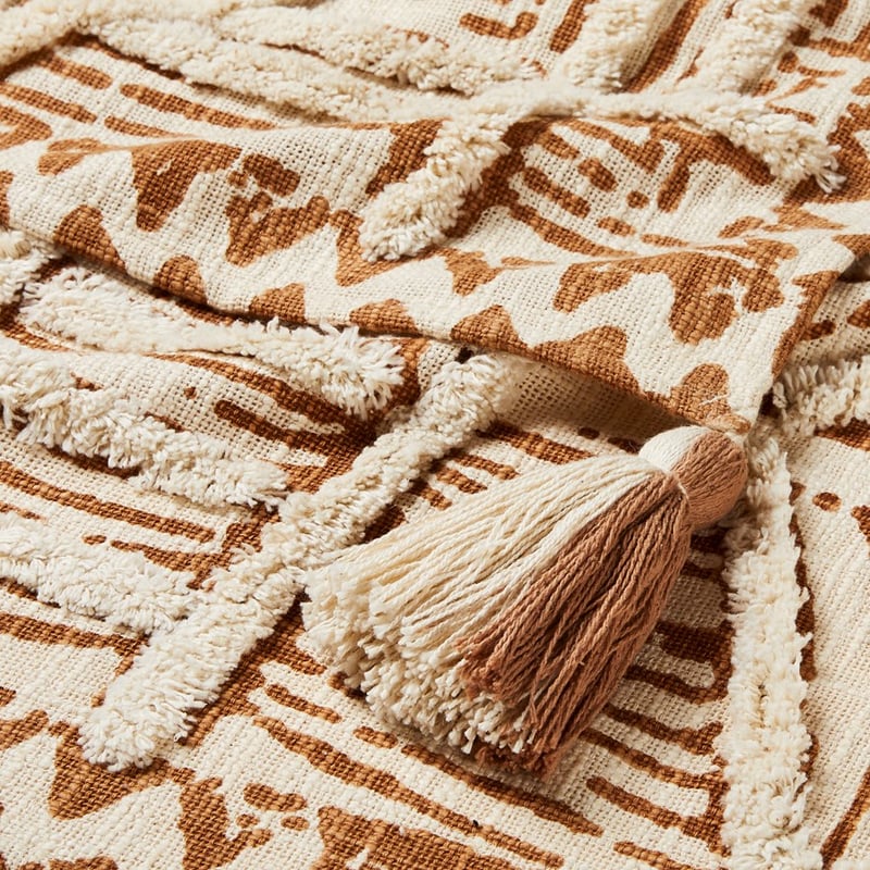 Imari Natural & Tobacco Throw