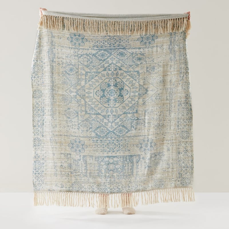 Presley Blue Throw