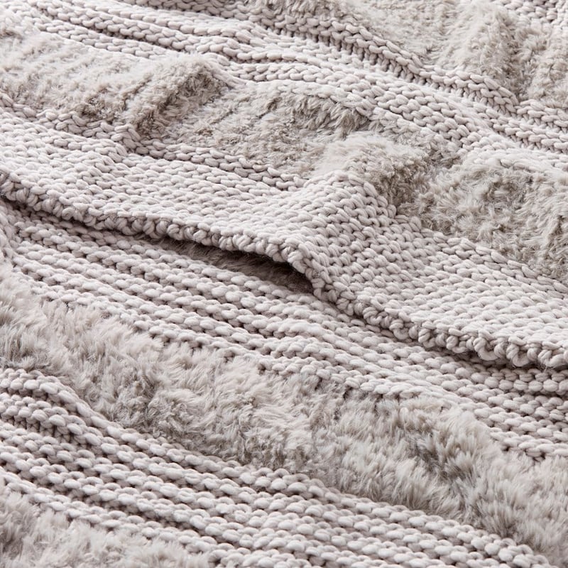 OLD Kirby Grey Stripe Throw