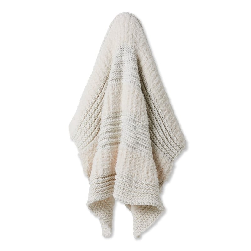 OLD Kirby White Stripe Throw