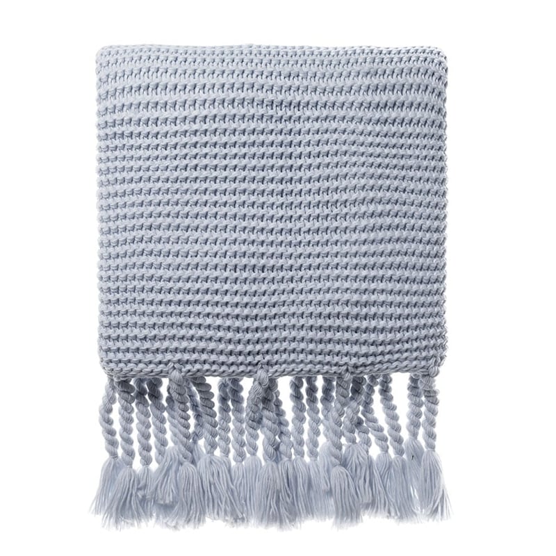 Ashton Pale Blue Throw