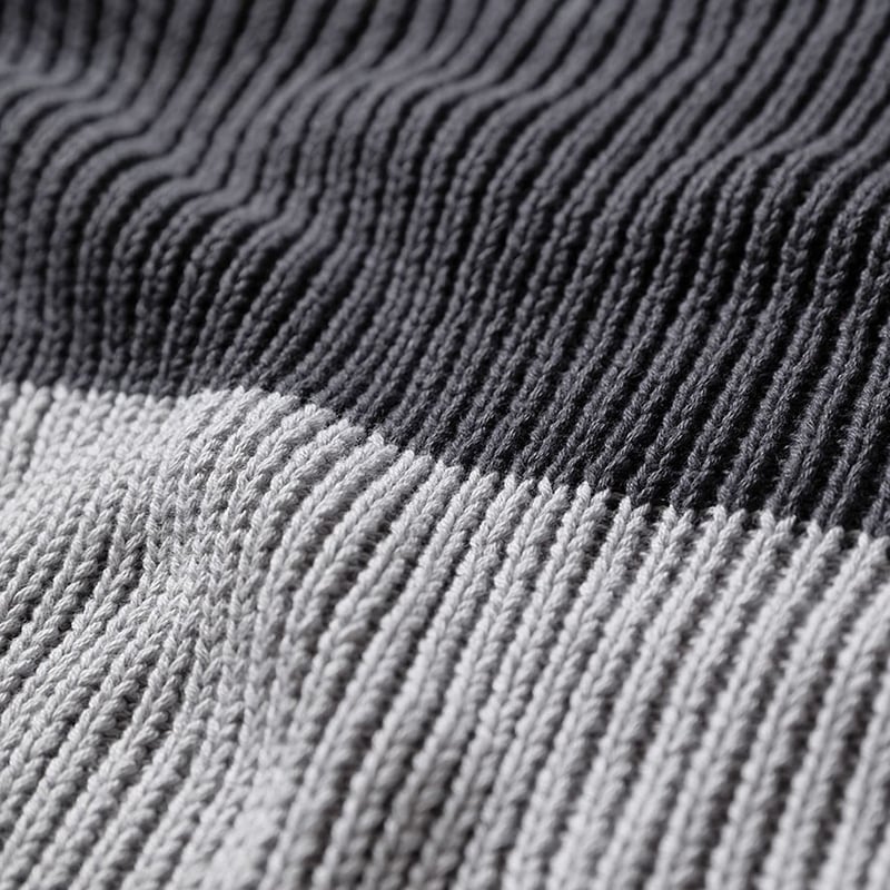 Helsinki Coal & Silver Rib Throw