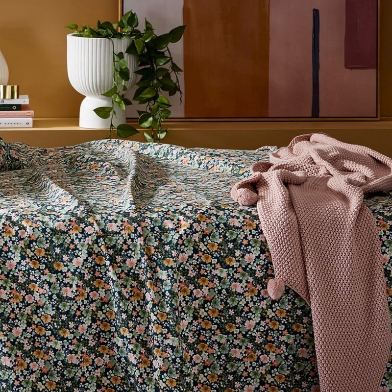 Pom Pom Blush Throw