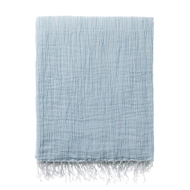 European Lennox Mint Cotton Throw