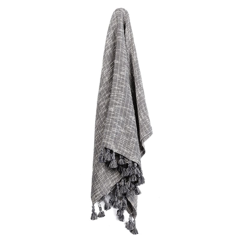 Indi Navy Slub Throw