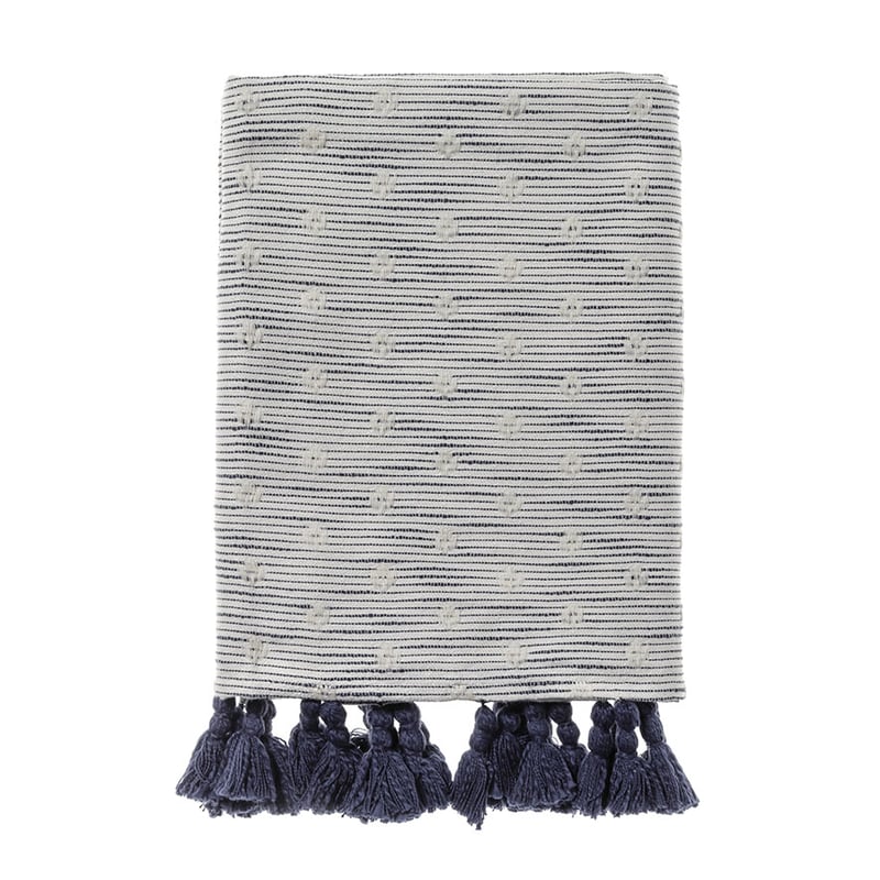 Indi Navy Stripe Throw