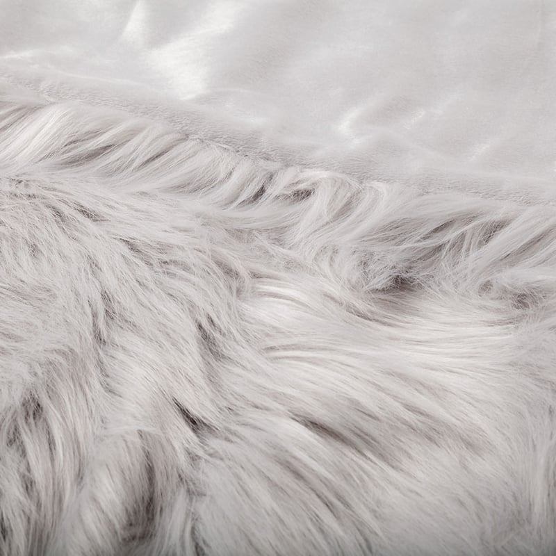 Alpine Moonrock Fur Throw