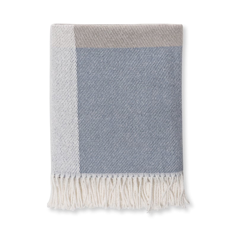 European Toledo Navy Throw