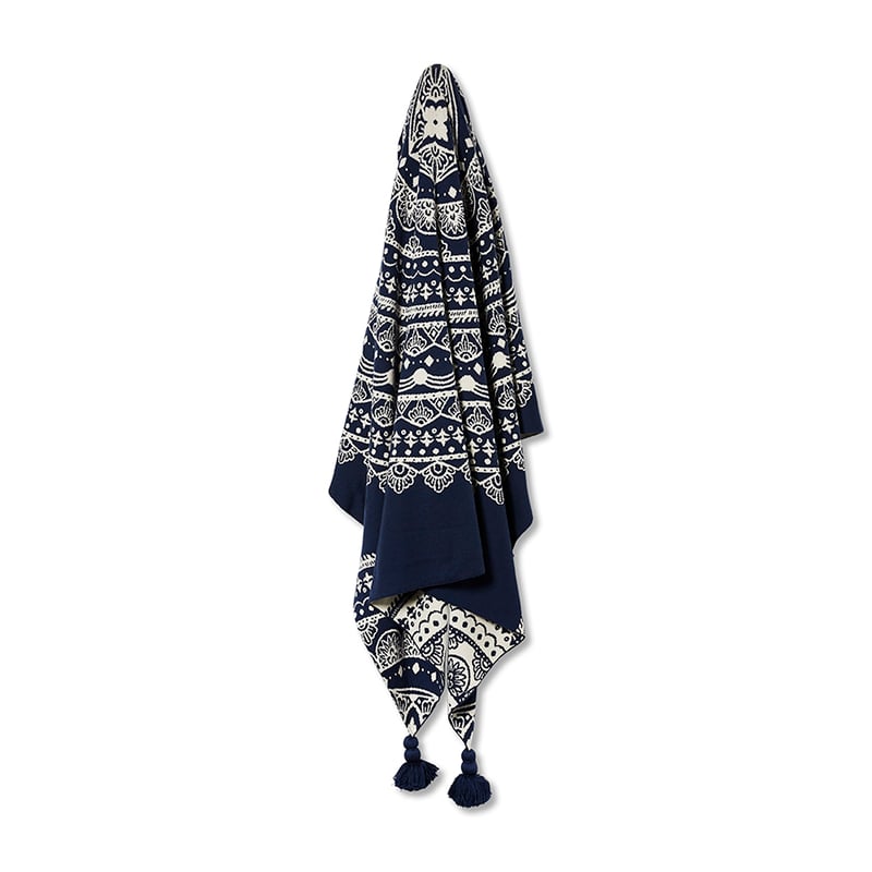 Mandala Indigo Throw