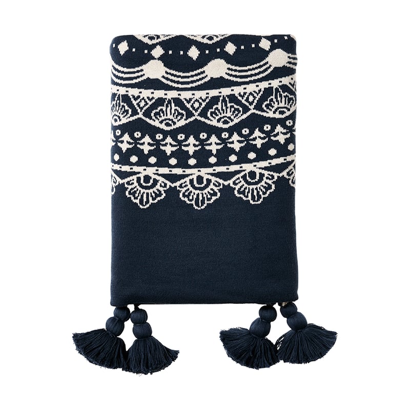Mandala Indigo Throw