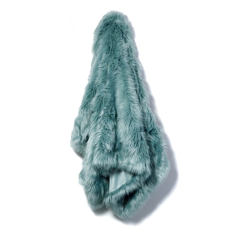 Alpine Blue Gum Fur Throw