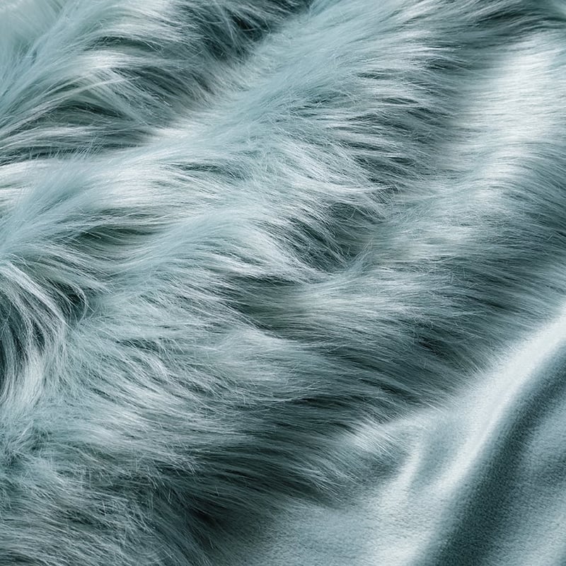 Alpine Blue Gum Fur Throw