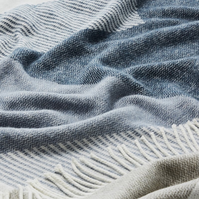 European Estoril Blue Throw