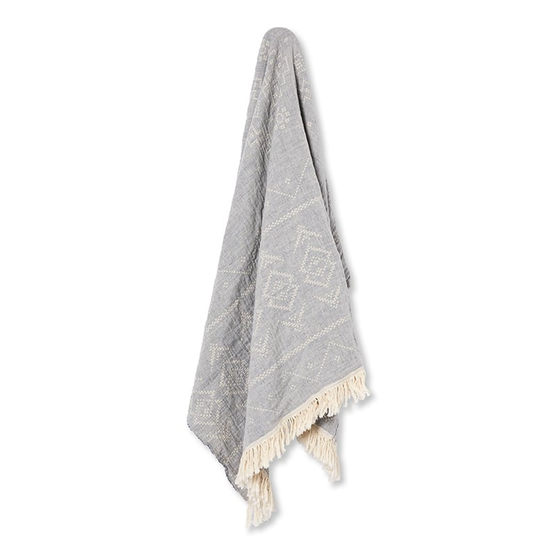 European Bandero Indigo Throw
