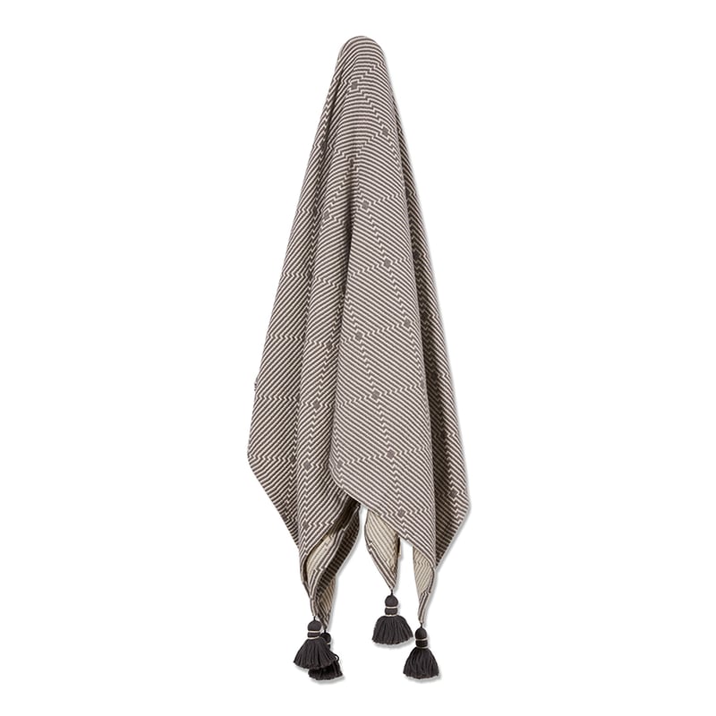 European Izmir Grey Throw