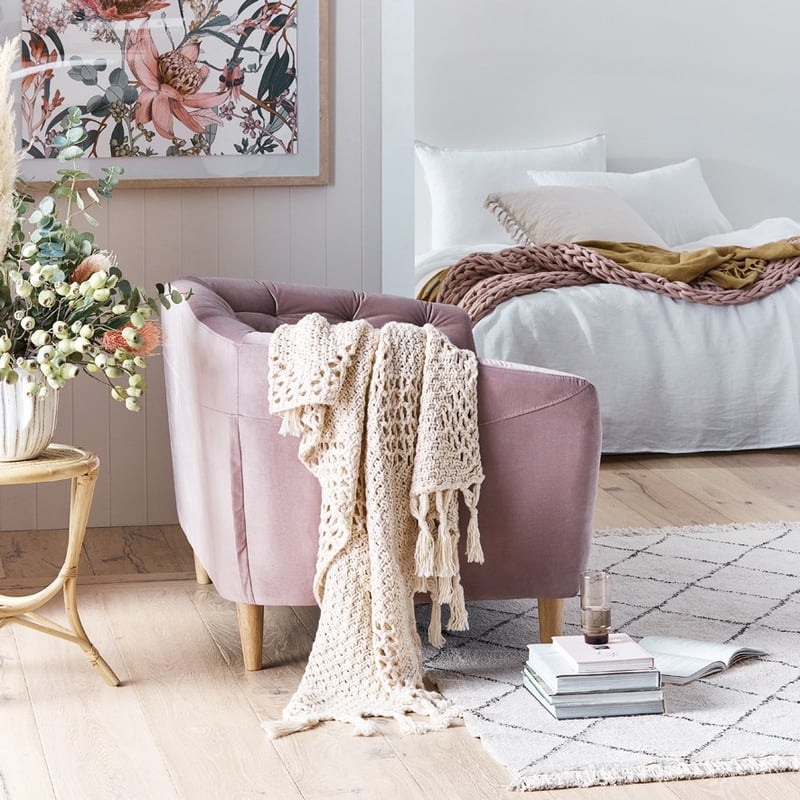 Sinclair Natural Knit Throw