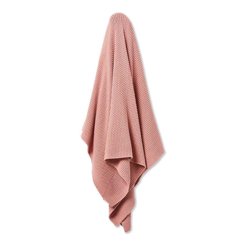 Montroe Blush Knit Throw