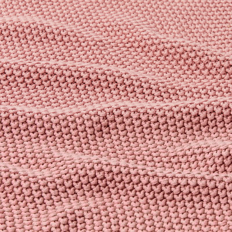 Montroe Blush Knit Throw