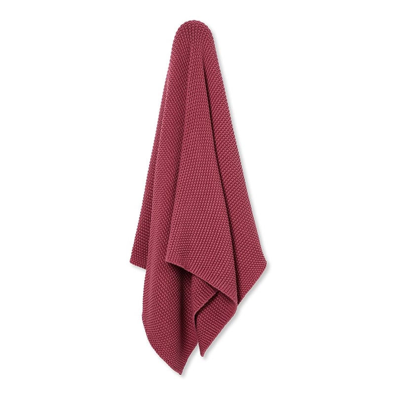 Montroe Rosewood Knit Throw