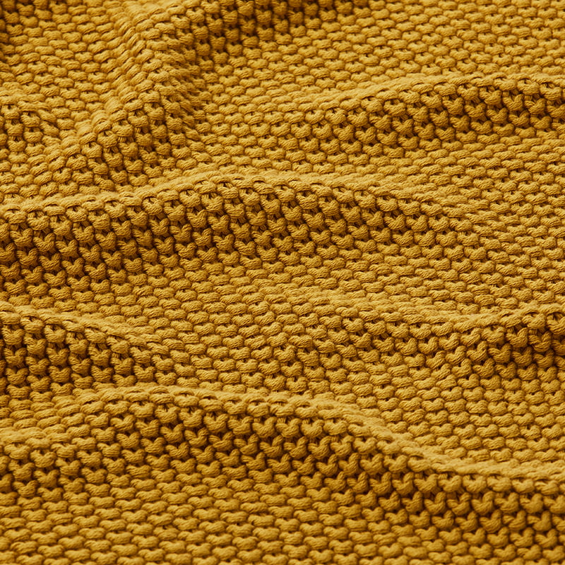 Montroe Saffron Knit Throw