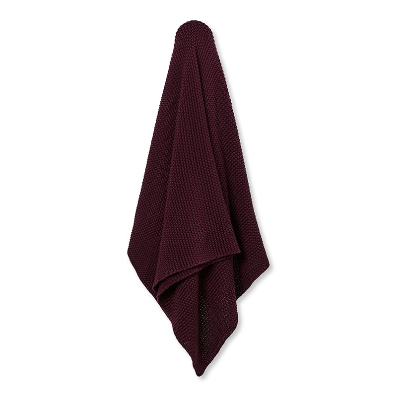 Montroe Sangria Knit Throw