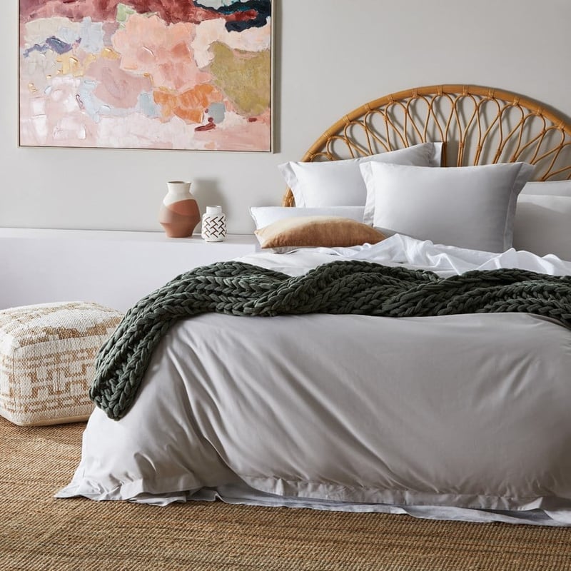 Newport Forest Chunky Knit Throw