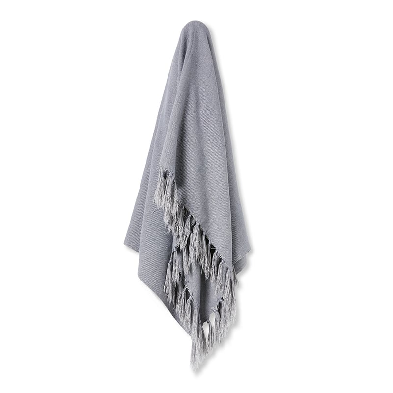 Mukeng Grey Bamboo Throw