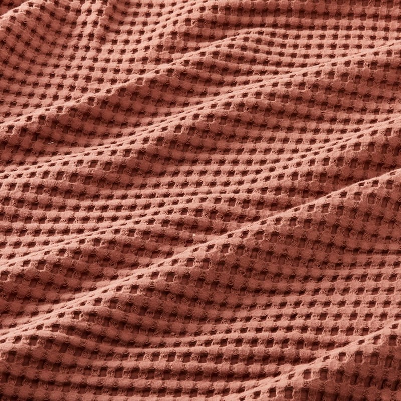 European Turkish Cotton Clay Waffle Blanket