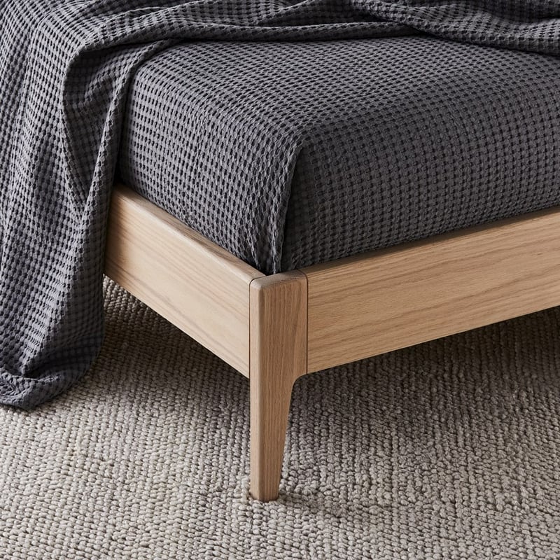 European Turkish Cotton Granite Waffle Blanket 